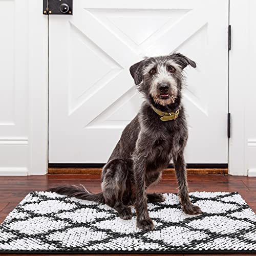 Super Absorbent Indoor Chenille Doormat, Muddy Dog Washable Rug, Quick Dry Soft Thick Microfiber Durable Absorbs Water and Moisture Go Away Door Mat Doormat for Entry